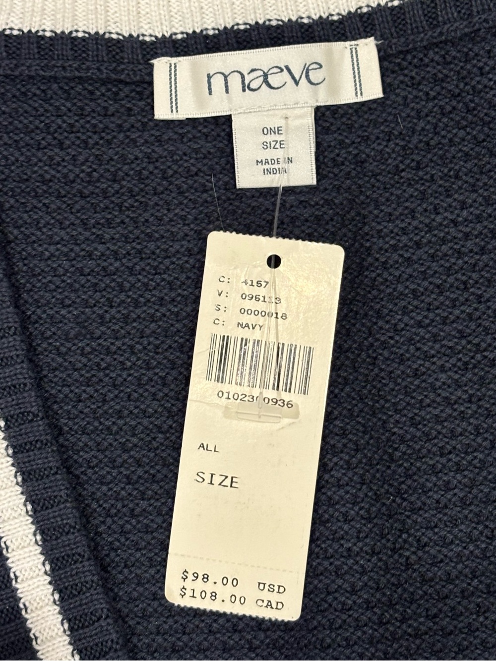 Maeve Short Waffle Cardigan Sweater from Anthropologie, NWT - Picture 5 of 7
